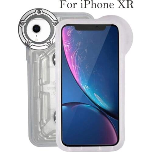 Diving Waterproof Phone Case For iPhone 6 7 8 Plus/ XS MAX/ XR Mobile Phone Housing Photo Bag Protective Cover 1Pcs