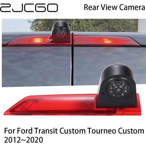 ZJCGO Car Rear View Reverse Back Up Parking Camera for Ford Transit Custom Tourneo Custom 2012~2020