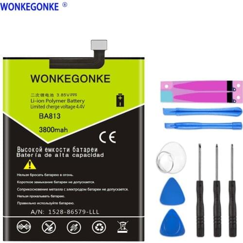 WONKEGONKE battery BA813 For Meizu V8 Pro M813Q Batteries + Tools