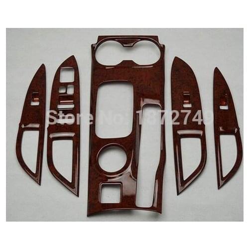 Auto interior accessories,car inner arm rest trim and gear pannel sticker for Mitsubishi Outlander 2015 2016