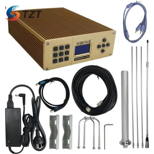 TZT NIO-T35M 35W Car Stereo Radio Music Player FM Transmitter 87.5-108MHz Support TF USB Microphone