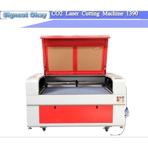 Free Shipping 1390 Laser cutting Machine Ruida system 80W 100W Laser engraving cutting machine