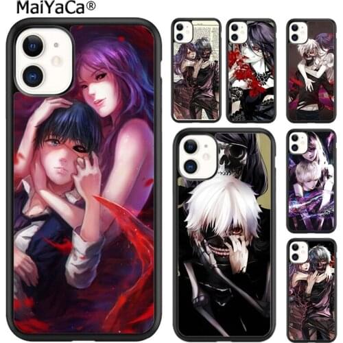 MaiYaCa Kaneki and Rize Tokyo Ghoul RE Phone Case Cover For iPhone SE 6 6s 7 8 plus X XR XS 11 12 pro max Galaxy S8 S9 S10 shell