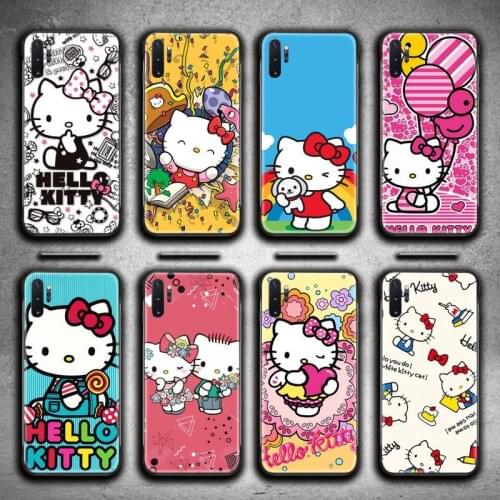 Cute Halo Cat Phone Case For Samsung Galaxy Note20 ultra 7 8 9 10 Plus lite M51 M21 M31 J8 2018 Prime