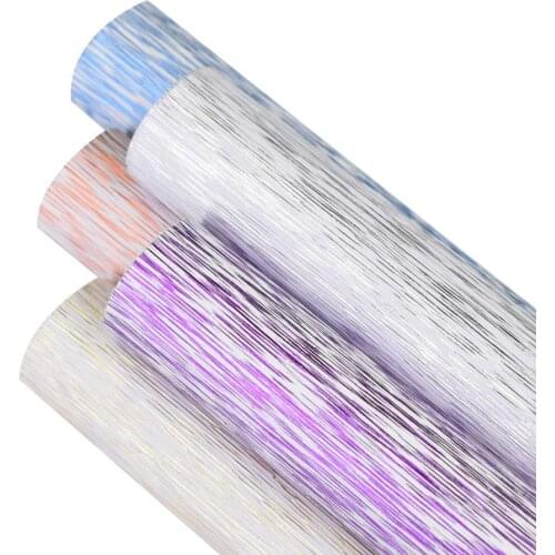 HSDLeather 20*34cm A4 Solid Fabric with gold faux artificial Synthetic leather