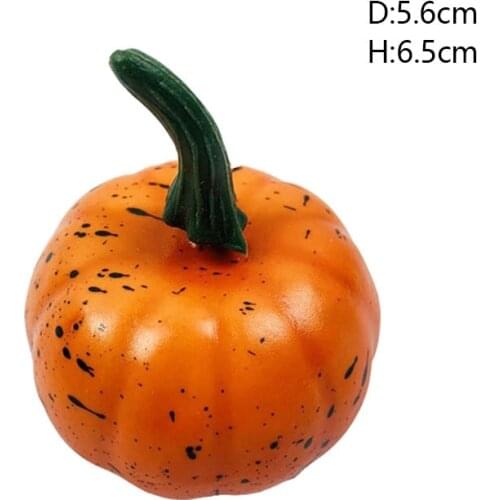 20Pcs Mini Artificial Pumpkin Fake Simulation Vegetabl Happy Halloween Decoration For Home Halloween Props DIY Crafts