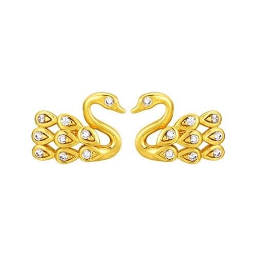 Женские золотые серьги JOJOZ China At AliExpress