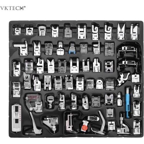 16/32/42/62pcs Sewing Machine Foot Presser Kit Feet for Brother Singer Janome Presser Feet Braiding Blind Stitch Darning Access
