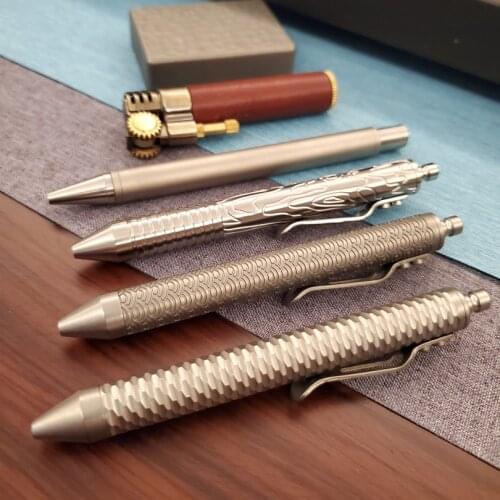 EDC Titanium Alloy Mini Pen With Business Writing Multi-functional Portable Outdoor EDC Tools