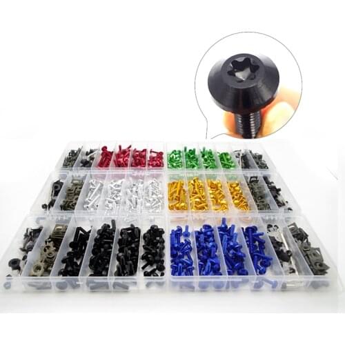 Motocycle accessories Moto Full Fairing Bolt Kits For yamaha road star virago 250 aerox 50 drag star 1100 farol yzf 250 pw50