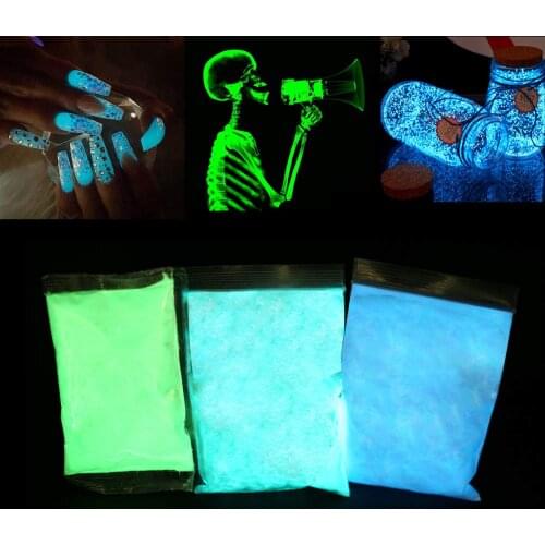 Neon nights Phosphorescent Glow Pigment Luminous Color Pigments Glow in the Dark Neon Colored Paint Powder Afterglow
