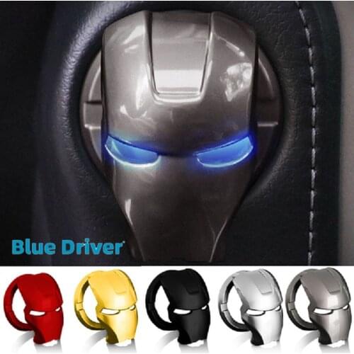 2021 New 6 Colors 1PC Universal Car Engine Start Stop Push Button Switch Cover Decorative Auto Accessories Push Buttons Covers