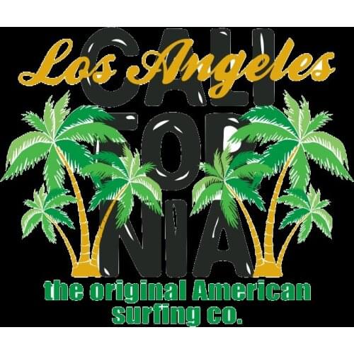 DIY New Fashion Appliques On White T-shirt Travel letters Patches Coconut Tree Heat Transfer Jeans Decoration Washable