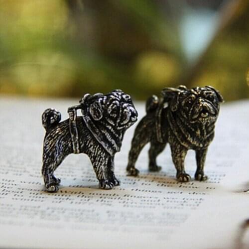 Wholesale Unique Trendy Gold Silver Personalized Pug Necklace High Quality Design Hunger Games Pug Pendant Necklace