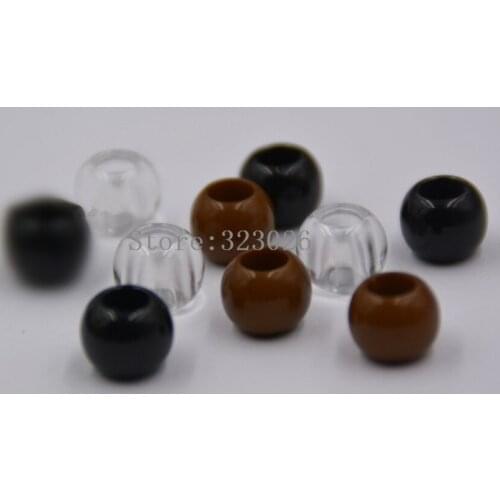 Headphone splitter Acrylic Beads splitter slider (pore diameter: 6mm) 10pcs