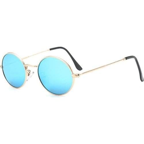 Luxury Round Sunglasses Women Small Lens Sun Glasses for Men Vintage Female Eyewear Oculos Goggles 783DF