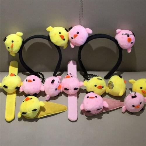 Cute 5CM Chicken Stuffed Plush TOY , Keychain Pendant Toy ; Lady Girls Plush Doll