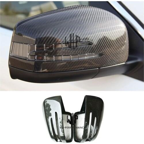 W164 ML300 Carbon Fiber Replacement Car Rearview Mirror Cap Cover Trim Fit For Merceders-Benz W164 ML300 Car Styling 09-14