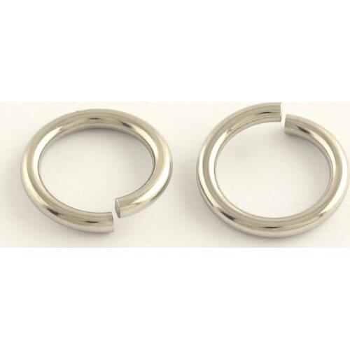 500pcs 3mm 15mm Stainless Steel Close Unsoldered Jump Rings Split Rings Connector Necklace Bracelet Earrings Findings
