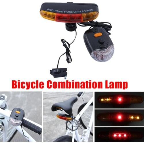 Bicycle Light Waterproof Rear Tail Light Turn Signal Light 7 super bright LED Mountain Bike cycling Light Safety Warning Light