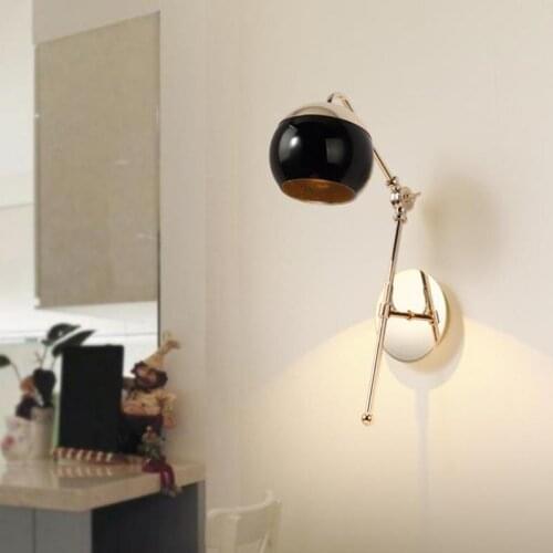 Makeup Mirror Led wall lamp Strawberry light Italy Designed vintage metal lamp Bedroom Lamp Corridor Balcony Wall light abajur