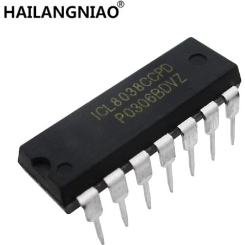 100% 20PCS new ICL8038CCPD ICL8038 DIP-14 Brand Good prices and quality