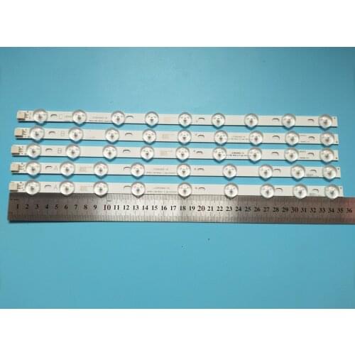 100% New 5pcs/Kit LED strips TD-SYSTEMS 40 TV K40DLV2F VESTEL 39 TV 39PF3025D VES390UNDC 01 40 BMS DLED 0.36A U5R7 YE PAR