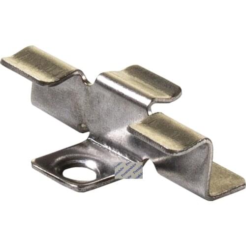 200Pcs Stainless Steel Hidden Exterior Composite Deck Clip Bracket Fastener Wall Floor WPC