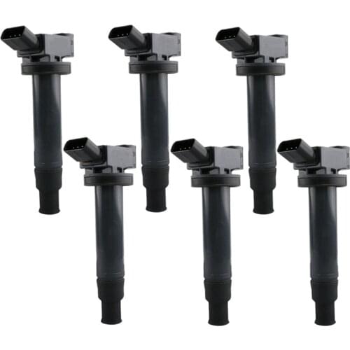 6pcs Ignition Coils 90919-02234 90080-19016 88921393 for Toyota Camry Avalon Lexus Es300 Rx300