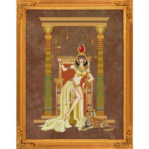 BF-Queen of the Nile, Cleopatra 53-71 Cross stitch Handmade 14CT Counted Canvas DIY,Cross-stitch kits,Embroidery