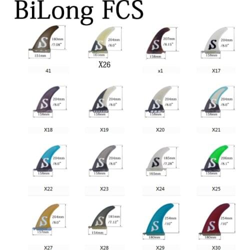 BiLong FCS 7-10"surfboard fin glassfiber Composite material Performance core single box US base surf fins sup paddle board fin