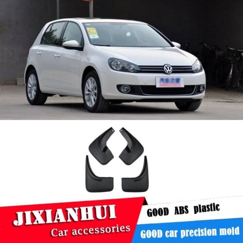 For GOLF 6/MK 6 2011-2013 Mudflaps Splash Guards Front With the color and rear Mud Flap Mudguards Fender Modified special