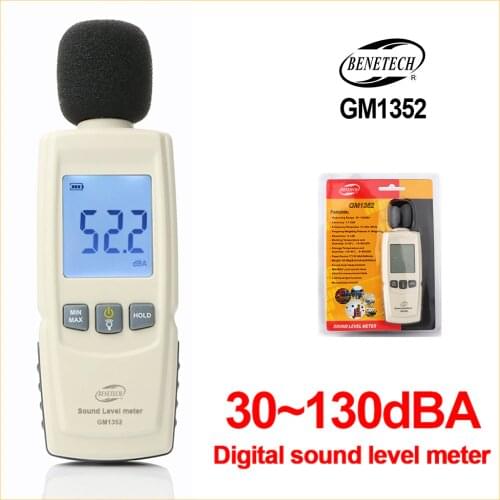 Digital Mini Sound level meters Decibel meter Noise Audio detector Diagnostic-tool Automotive Microphone Tester GM1352-BENETECH