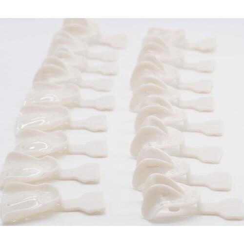 Dentist Teeth Holder Edentulous Jaws Impression Trays In Box Impression Trays Autoclavable