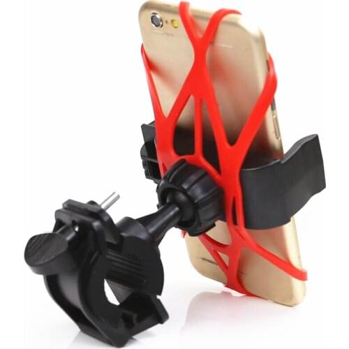 Bike Bicycle Motorcycle Handlebar Mount Holder Phone Holder With Silicone Support for phone GPS Universal PH1016YQ