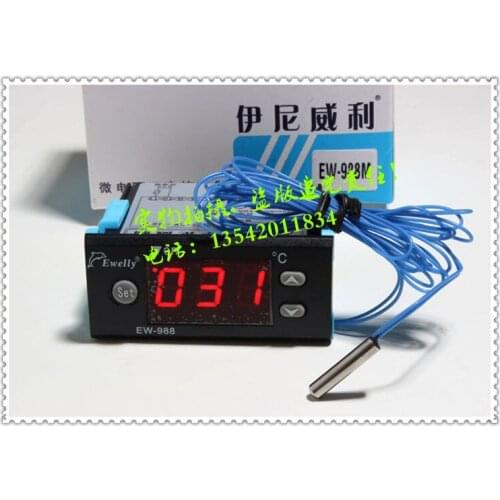 Ewelly Thermostat EW-988M temperature control switch digital display high temperature temperature controller 0-149 degrees