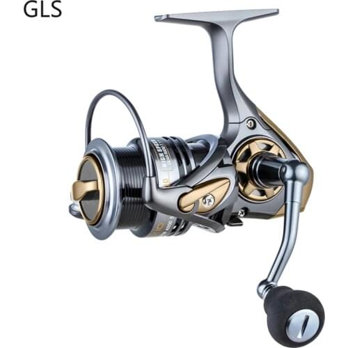 GLS 2021 New 2000 3000 5000 High Speed Spinning Fishing Reel 7.1:1/6.7:1 Metal Spool Max Drag 6kg/8kg Fishing Accessories