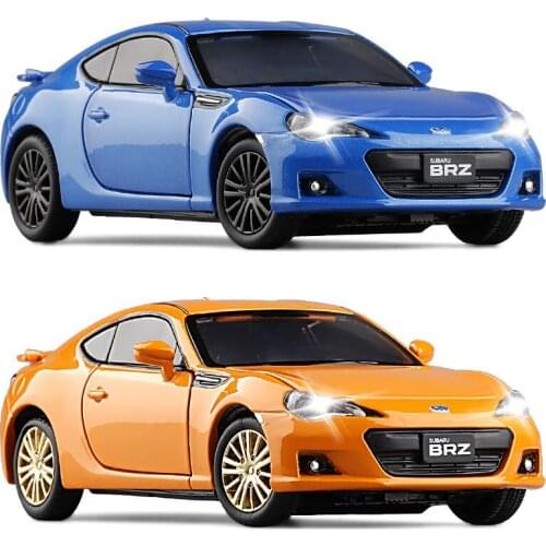 1:32 SUBARU BRZ Car Model Alloy Car Die Cast Toy Car Model Pull Back Childrens Toy Collectibles Birthday gift Free Shipping