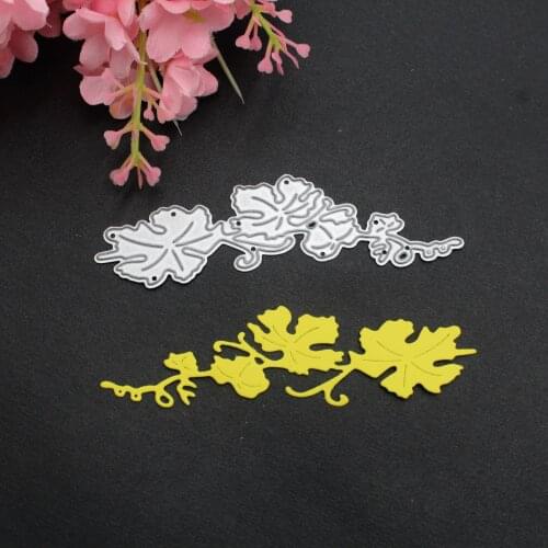 Mosaic Leaf DIY Scrapbooking Photo Album Paper Card Craft Cute Embossing Metal Cutting Dies Stencils