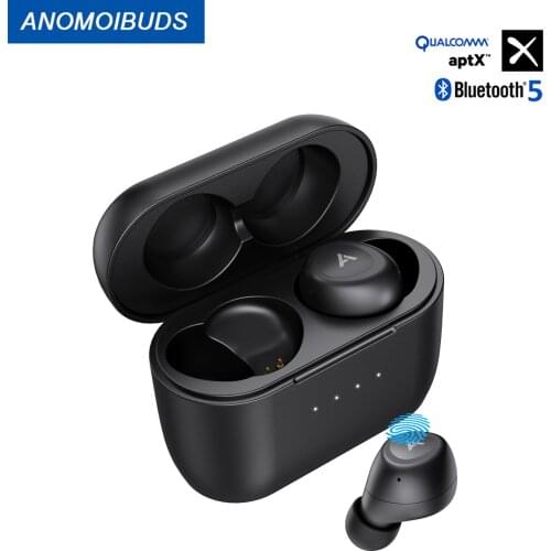 New TWS Headphones Wireless Bluetooth Earphones aptX with Qualcomm Chip True Wireless Stereo Earbuds Support Wireless Charge