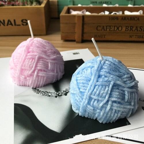 New Cake Decor Aromatherapy Candle Solid Semi-circular Wool Ball Silicone Mold Handmade Soap Mold Fondant Cake Chocolate Mold