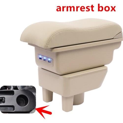 For New Geely CK armrest box central Store content Storage King kong CK2 CK3 armrest box with USB interface cup holder ashtray