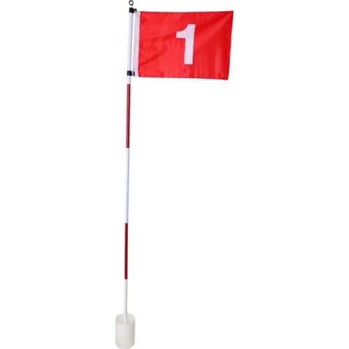 Portable Backyard Practice Golf Flagstick Hole Pole Flag Cup Stick Putting Green Chipping