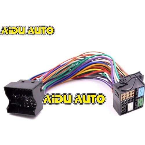 Upgrade 52 pin Quadlock Extension Adapter Cable For VW Audi MIB RADIOS UNITS A4 A6 A5 A7 A8 Q5 Q7 Q3
