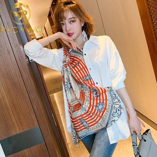 Женские рубашки с принтом RHCNMAY China At AliExpress
