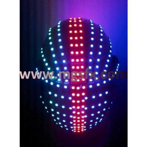 LED Helmet / LED ROBOT Helmet / Kryoman Helmet
