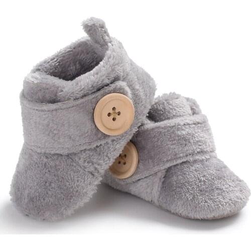 Lovely Warm Design Baby Girls Boys Toddler First Walkers Baby Shoes Soft Slippers Cute Shoes Winter Non-Slip Baby Warm Shoes