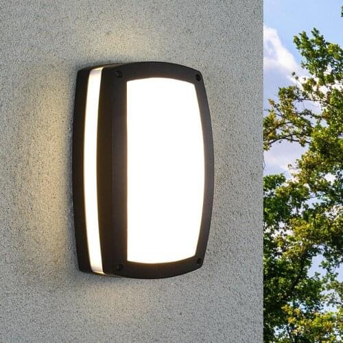 24W Outdoor Wateproof LED Porch Light Villa Corridor Balcony Wall Light Creative Courtyard Exterior Outside Wall Light