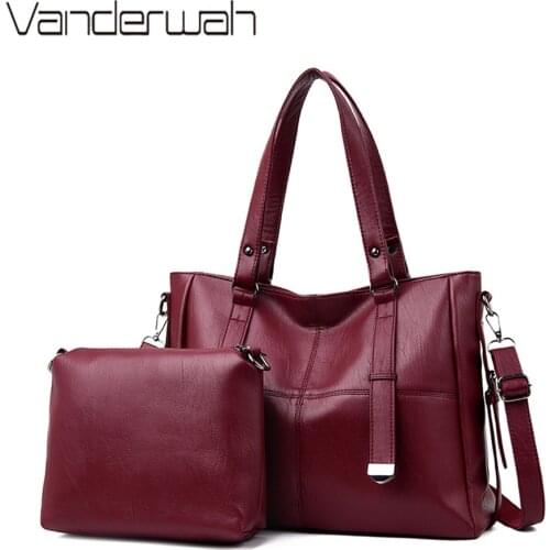 Large Capacity Casual Handbag High Quality Leather Shoulder Bag Purses and Handbags Luxury Designder Crossbody Bags for Women