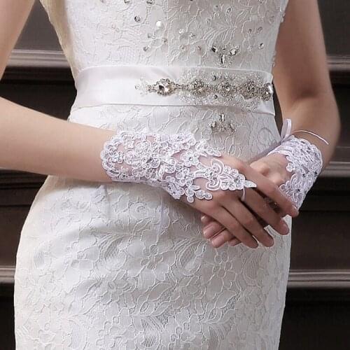 YCDDYSM Bridal Short Gloves